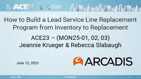 Build a lead service line replacement