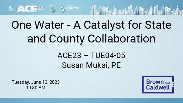 One water a catalyst for state and county collaboration