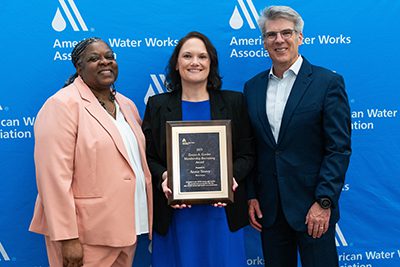 Annie Storey, Illinois Section, received the Zenno A. Gorder Award for the top Section staff recruiter of the year.