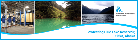 Sitka, Alaska, treatment plan with photos of Blue Lake Reservoir