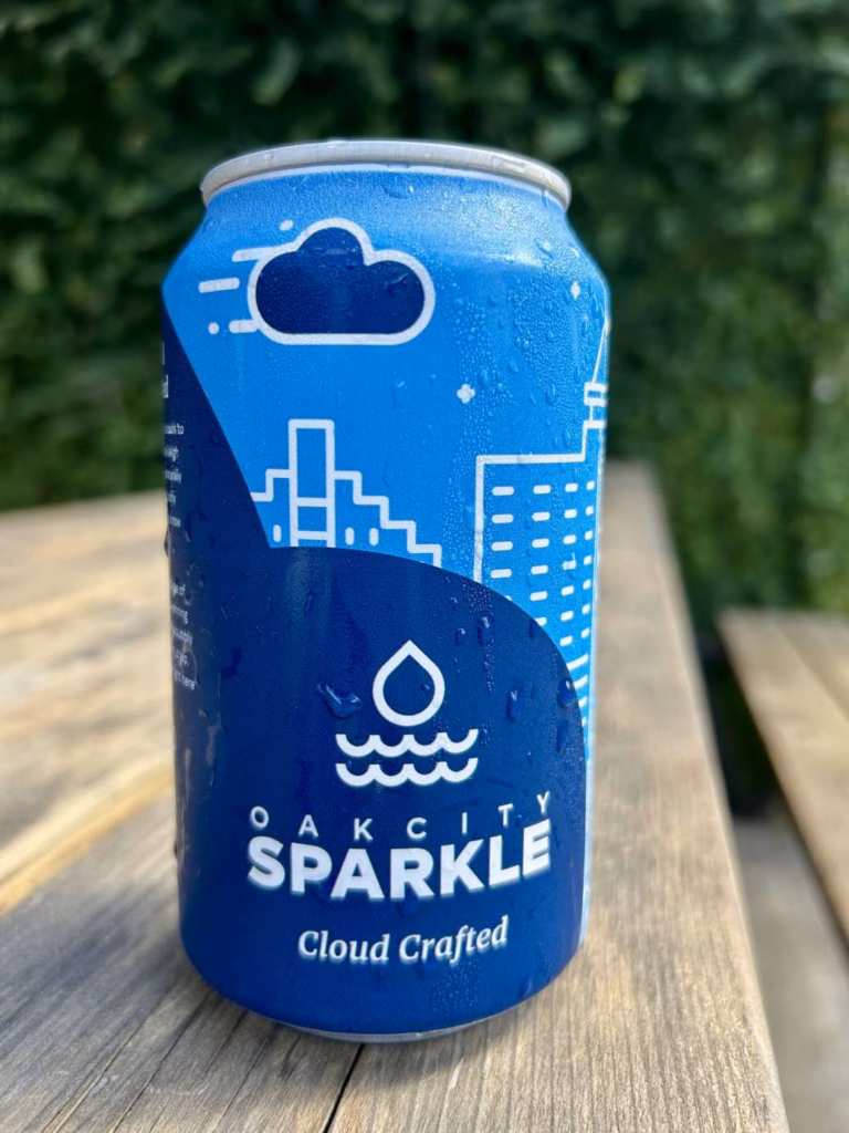 A picture of an aluminum can.