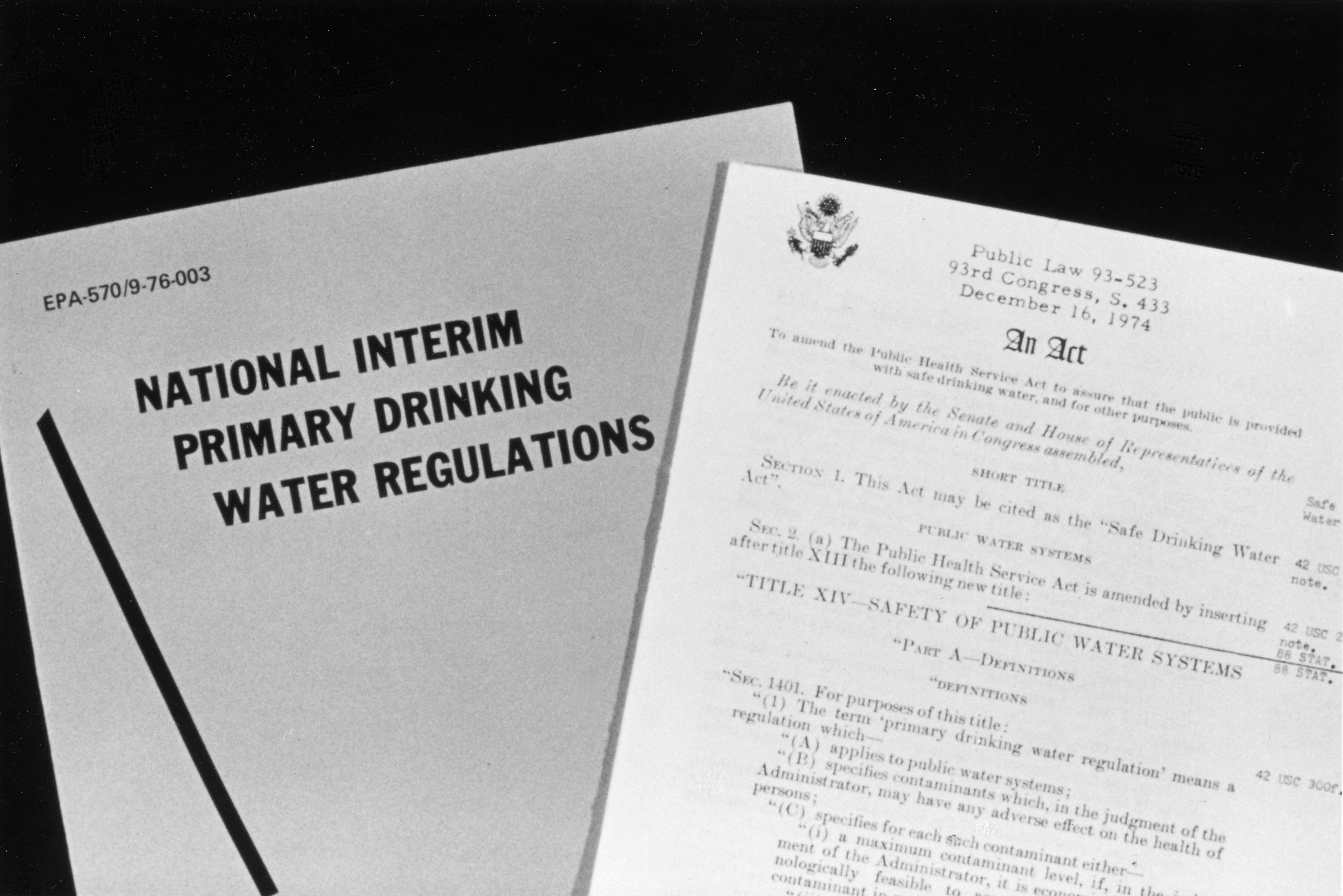 Safe Water Drinking Act Papers