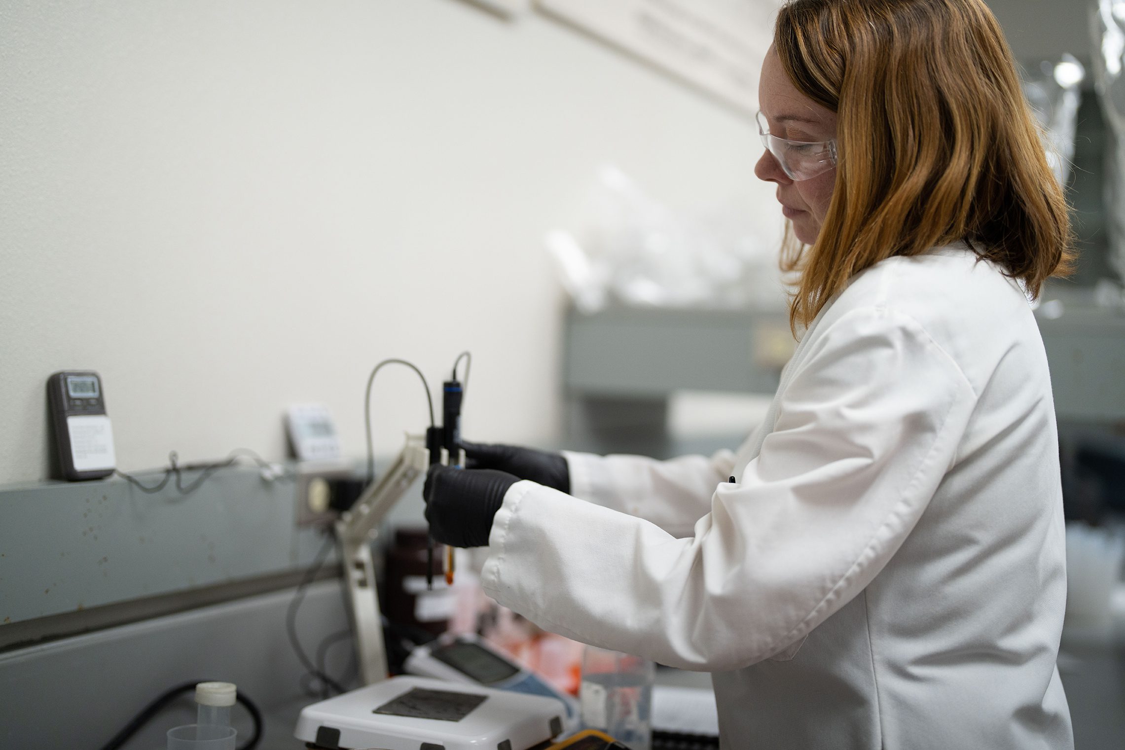 Woman In Lab